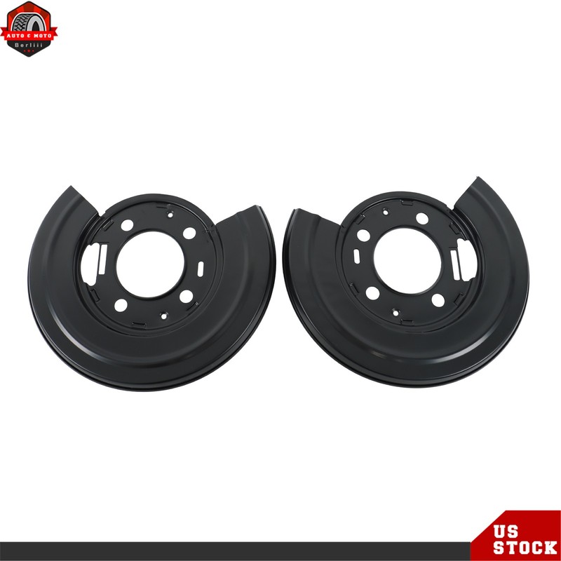 Rear Brake Dust Shield Backing Plates Pair 924-212 For Ford F250 F350 Excursion gallery