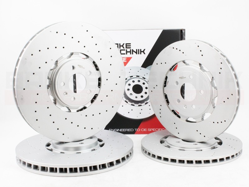 FOR AUDI RS6 4.0 AVANT QUATTRO C8 23- NEW FRONT & REAR PERFORMANCE BRAKE DISCS gallery
