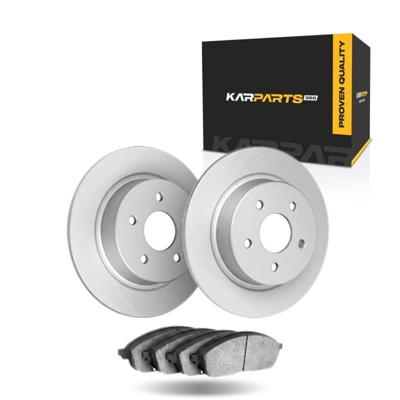 For Volvo 940 1991-1995 Brake Set Rear | Vented Rotor | Cast Iron | Ceramic Pads
