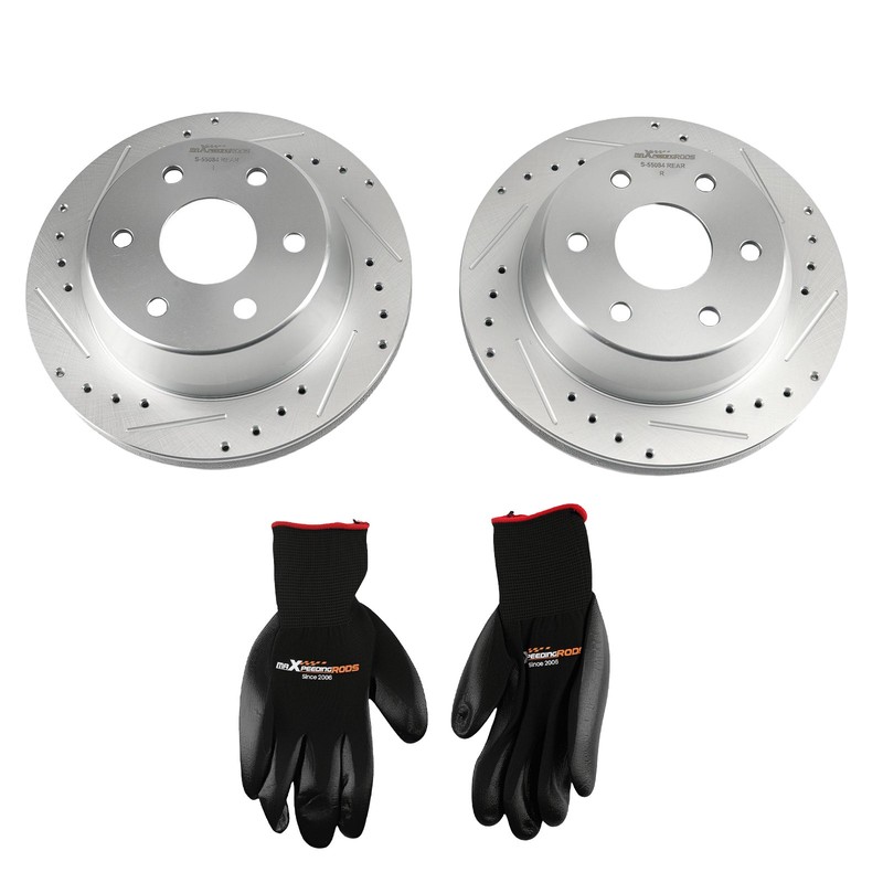 13" Rear L&R Brake Rotors Set for GMC Yukon XL 1500/Chevrolet Tahoe 2000-2006 gallery