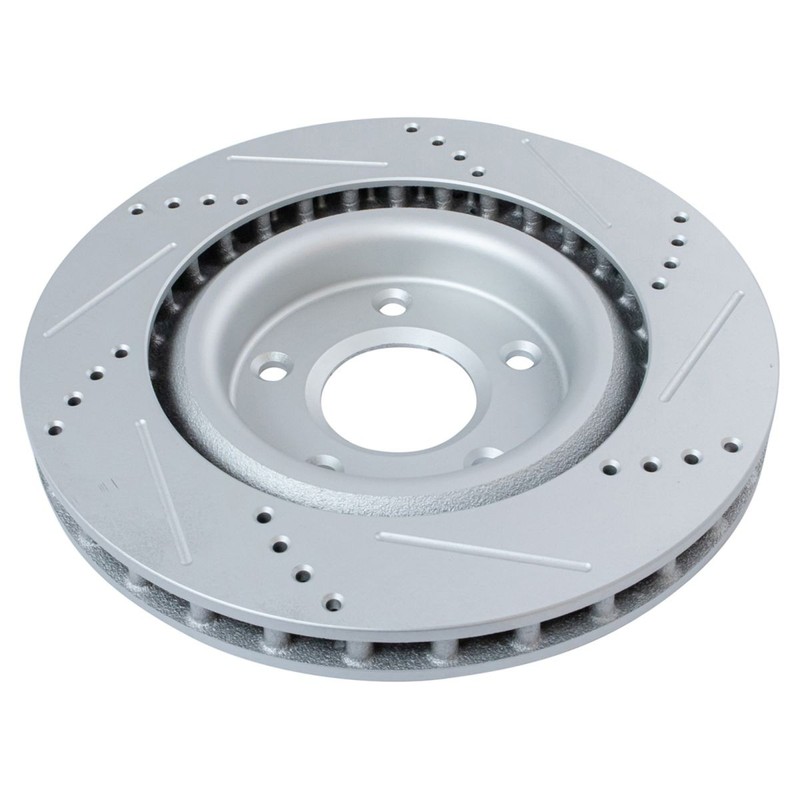 Drilled Brake Rotor Set Fits 2004-2009 Cadillac XLR 2005-2013 Chevrolet Corvette gallery