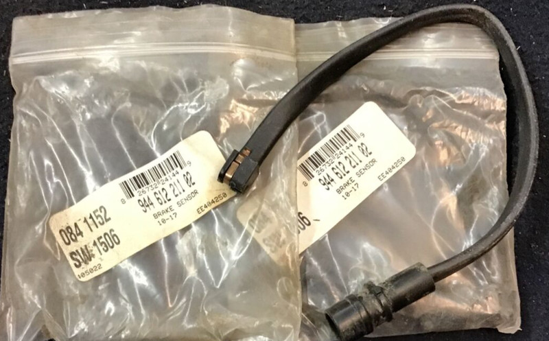 Lot Of 2 Front Brake Pad Wear Sensor 94461221102 For PORSCHE 1983-1989 (B291)