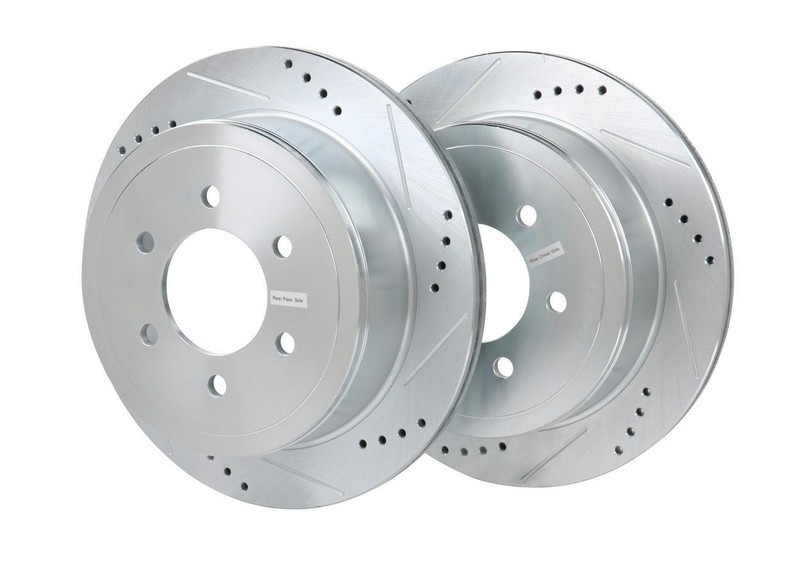 PowerStop Rear Disc Brake Rotor Set for 2007 Ford F-150 FX2 5.4L V8 FLEX SOHC gallery