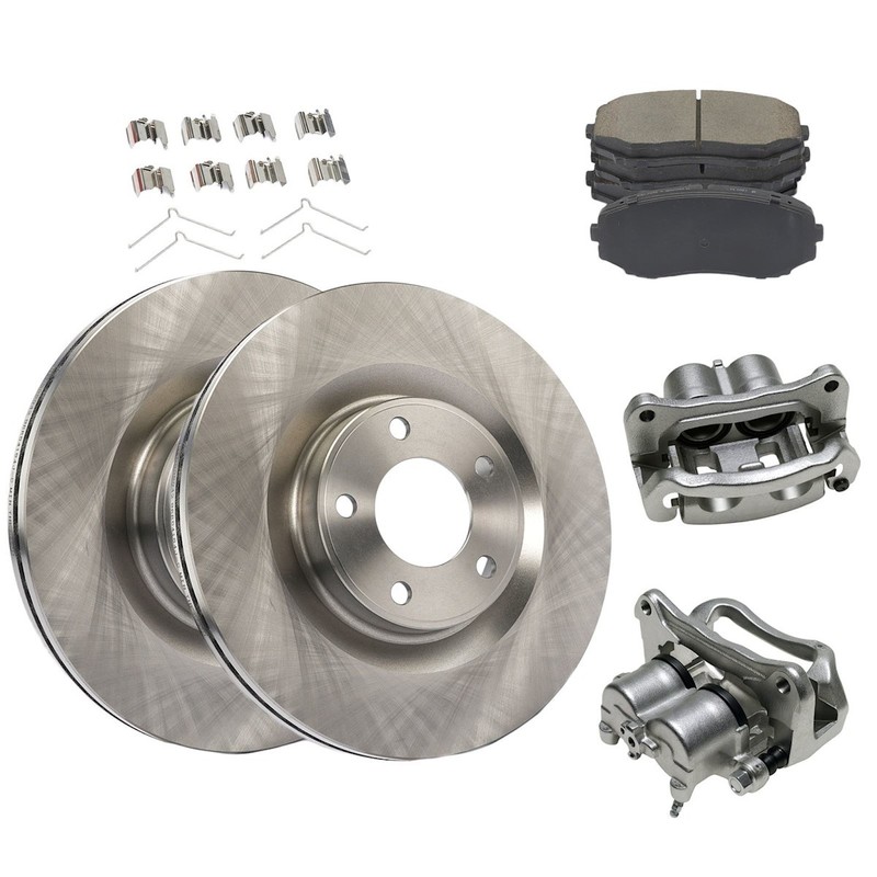 2-Wheel Set Brake Kit With Calipers Front for Lincoln MKX Ford Edge 2011-2014