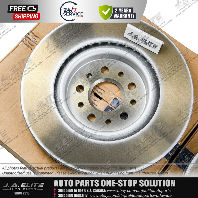 2pcs Front Brake Rotor Without holes fit Maserati Levante (2017+), 670038175 gallery