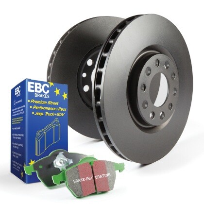 EBC Greenstuff Brake Pads & RK Rotors for 94-05 Miata MX-5 w/10″ [Front]