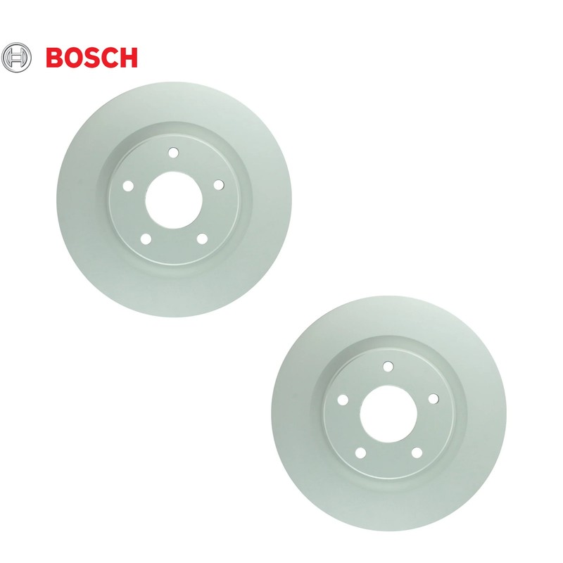Set of 2 Bosch QuietCast Front Brake Rotor 40011472 for 2007-2013 Altima