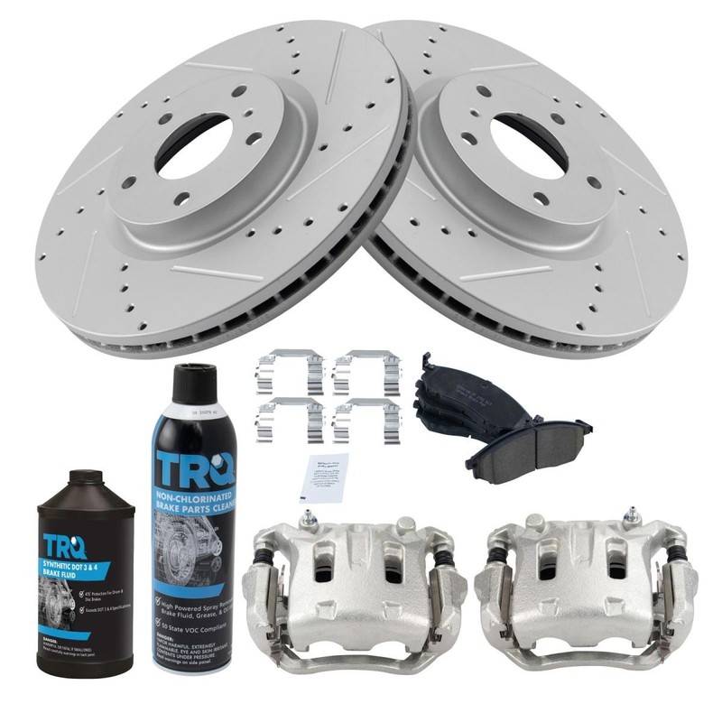 Front Brake Pad & Rotor Kit Fits 06-18 INFINITI 09-18 Nissan