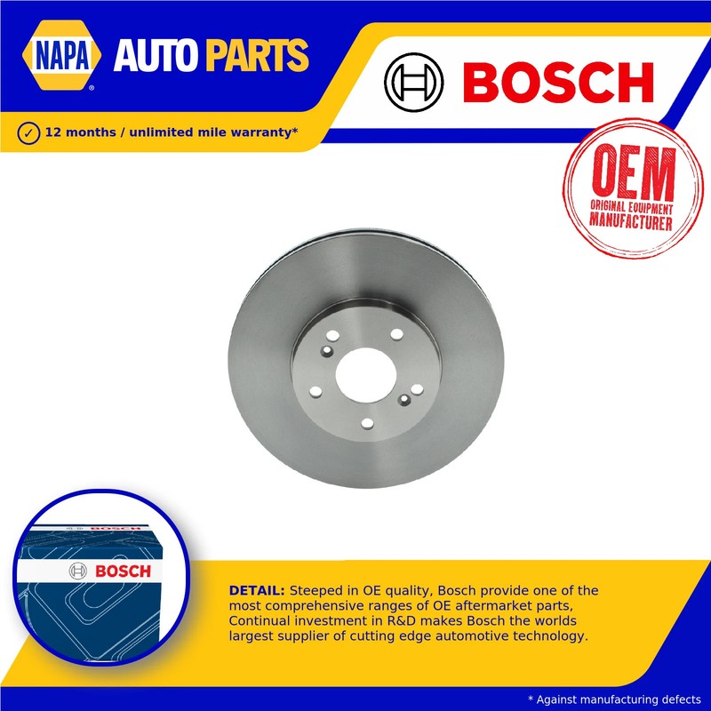 2x Brake Discs Pair Vented Front 300mm 0986479R47 Bosch Set 45251SEAJ01 BD1782