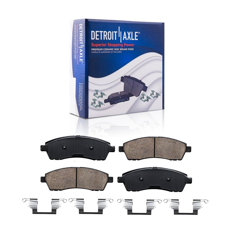 4WD Front & Rear Rotors Brake Pads Rear Calipers for 00-04 F-250 F-350 SD 8 Lugs gallery
