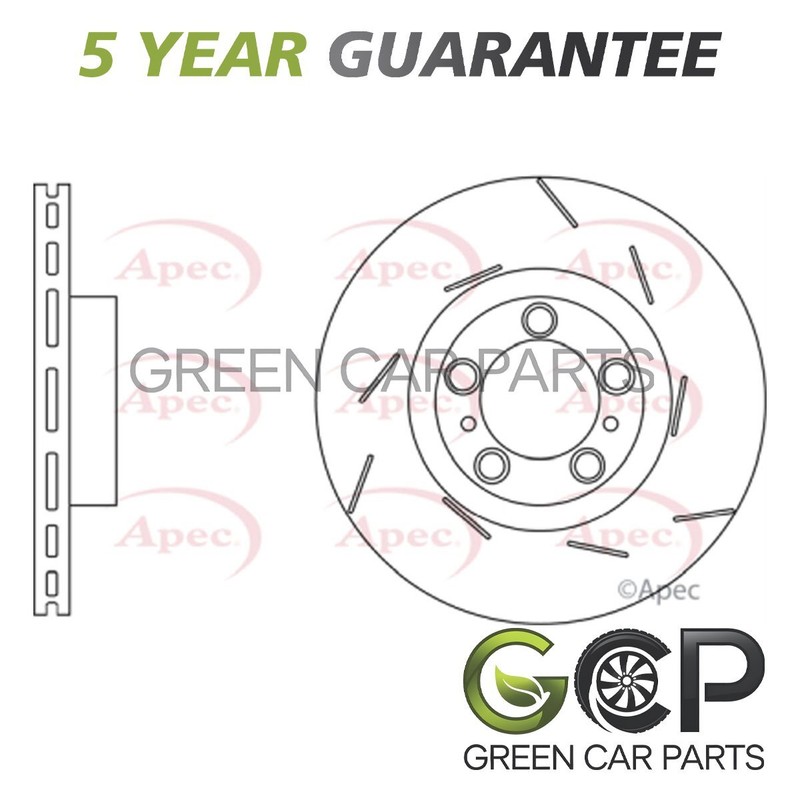 Brake Disc Front Right GCP Fits Porsche Panamera 2009-2016 3.0 D 3.6 4.8