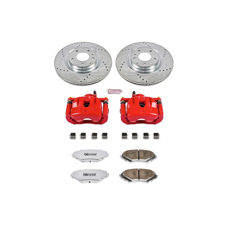 KC3026-26 Powerstop 2-Wheel Set Brake Kit With Calipers Front for Mazda RX-8 gallery