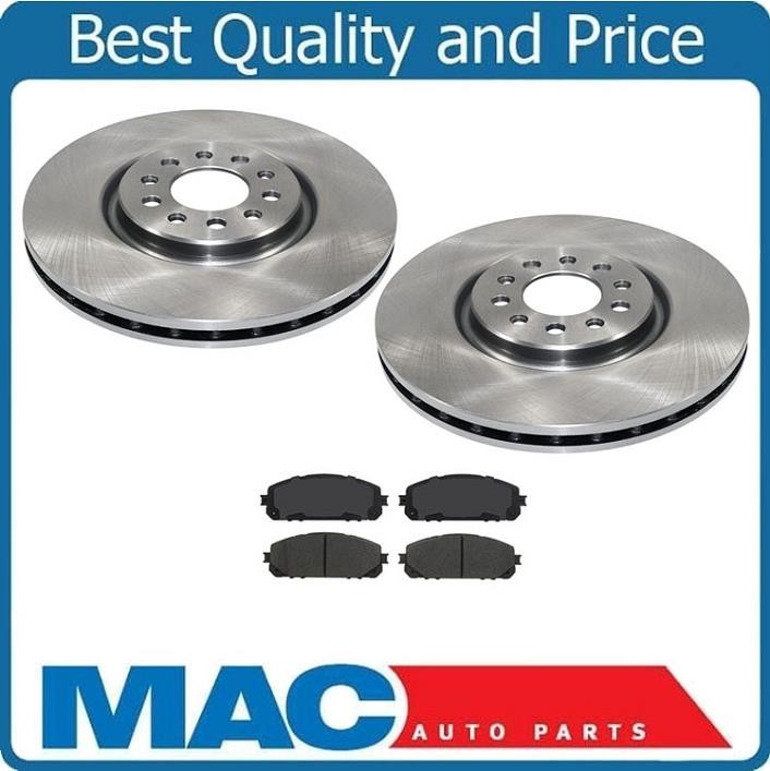 Front Pads & Rotors For 2014-21 Cherokee W/ Larger 330MM 13 Inch Rotors 4 Piston gallery