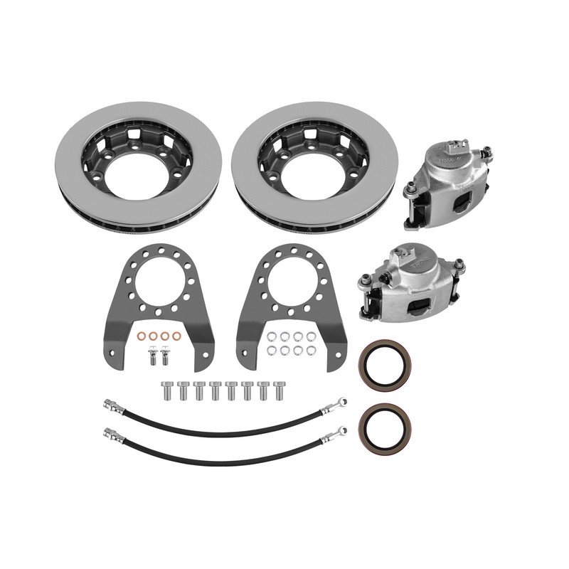 Complete Disc Brake Conversion Kit Single Rear Wheel For Chevy 14-bolt Rear Ends