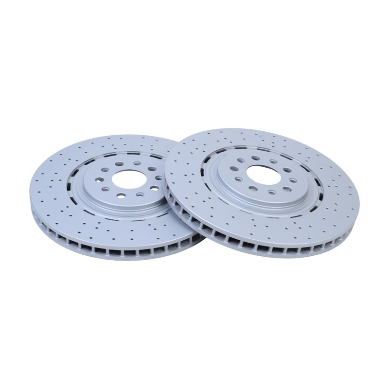 2Pcs For Maserati Levante S Front Brake Disc Dimpled Rotors 2017-2022 New