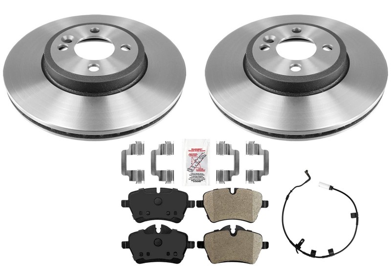Ft Performance Disc Brake Rotors Pads Sensors fits Mini Cooper Convertible 07-08