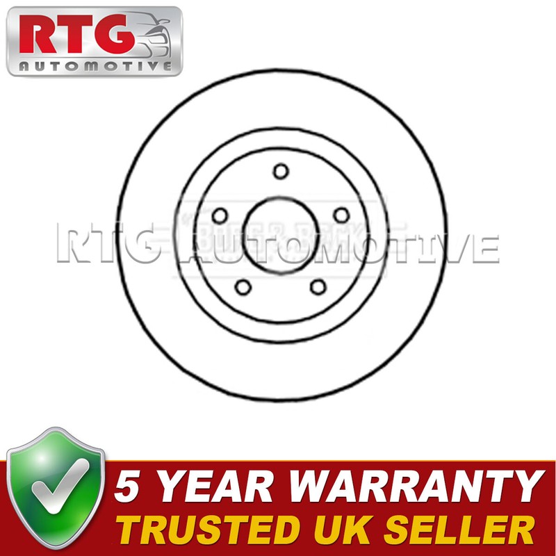 Front 1x Brake Disc Fits Nissan Qashqai 2007-2013 1.5 dCi 1.6 2.0 2.5 40206JY01A