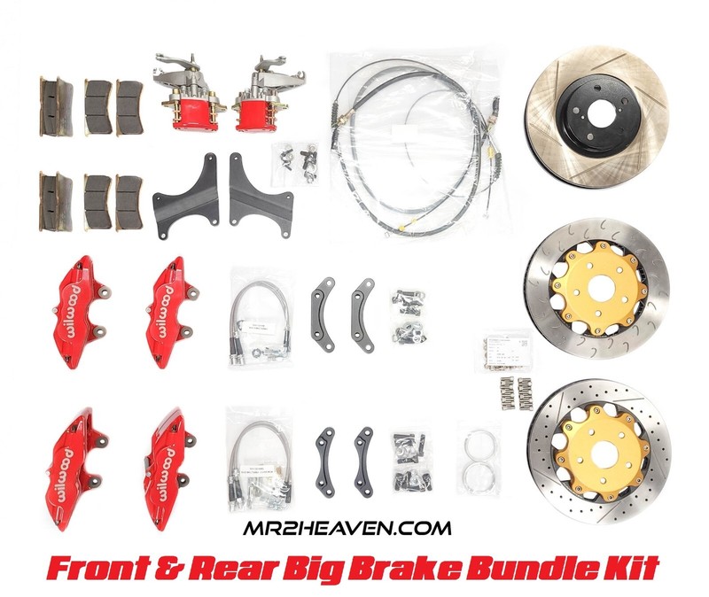 1991-1998 MR2 Big Brake Kit – Front & Rear – Wilwood 4 Pistons – SW20
