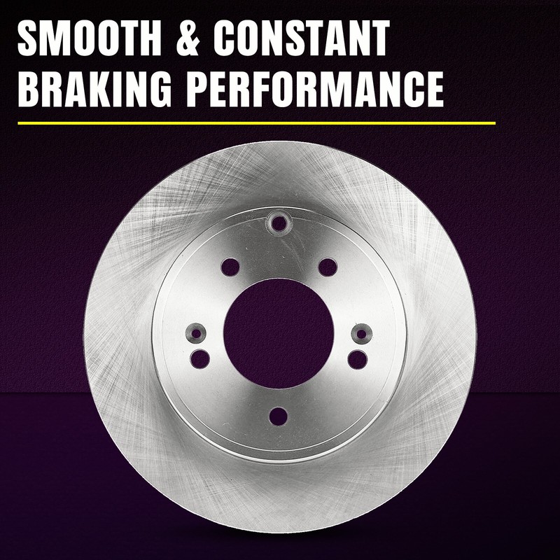 Rear Disc Brake Rotors Solid for 2009 - 2015 Honda Pilot 2010 - 2013 Acura ZDX gallery