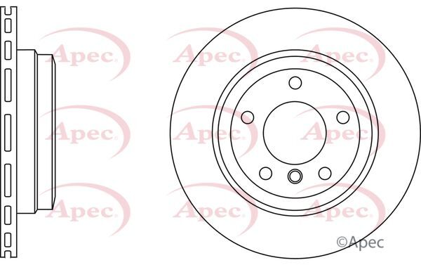 Brake Discs Pair Rear FOR BMW E92 2.5 325i 10->13 Petrol Apec gallery