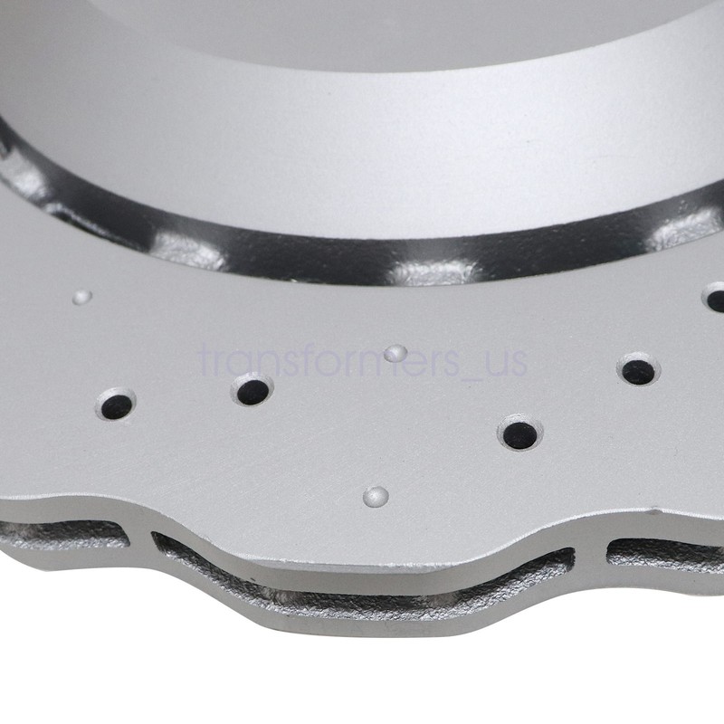NEW For RS7 14-16 Set of Front & Rear Vented Drilled Dimpled Disc Brake Rotors gallery