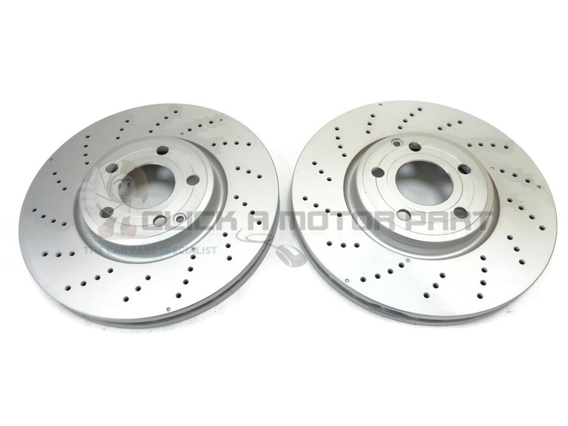 Front 2 Drilled Brake Discs For Mercedes CLS Coupe 220 250 350 11-17 (322mm)