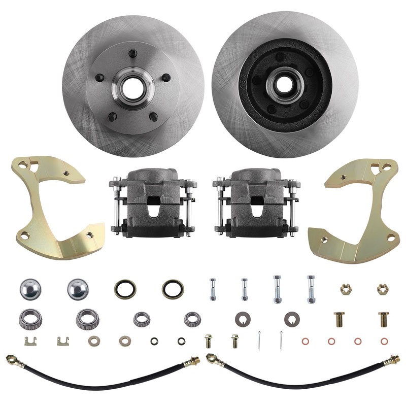 Front Deluxe Disc Brake Kit for Chevy full size cars 1955-1964 5 x 4-3/4'' gallery