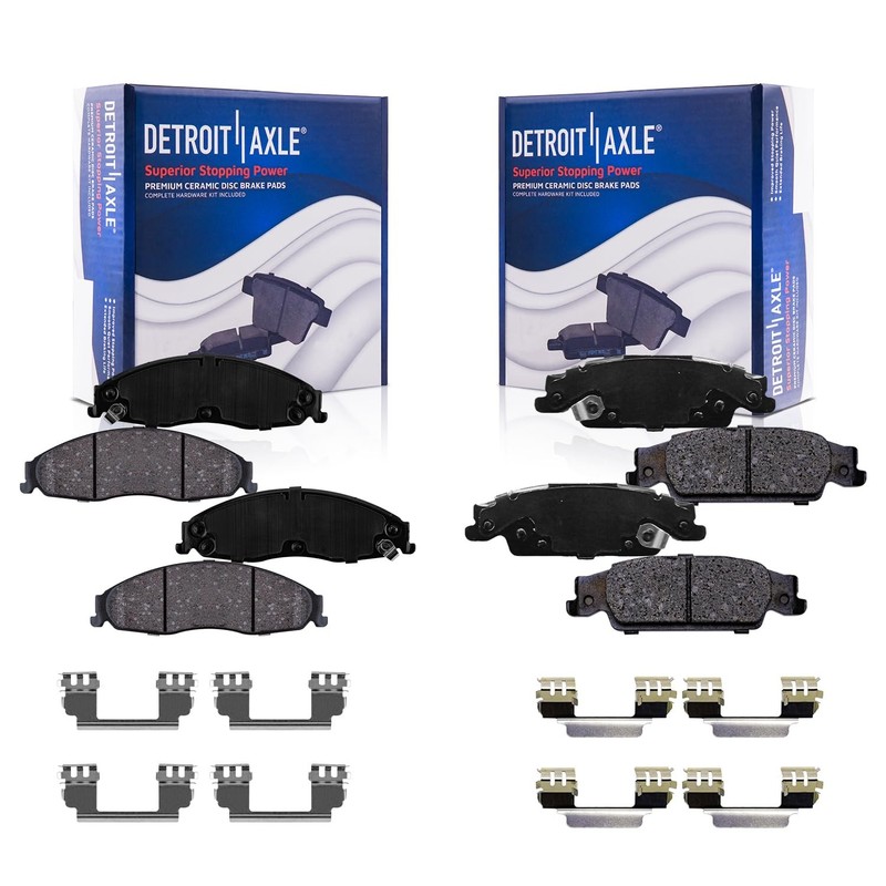 Front & Rear Brake Pads for 2003-2008 Cadillac CTS
