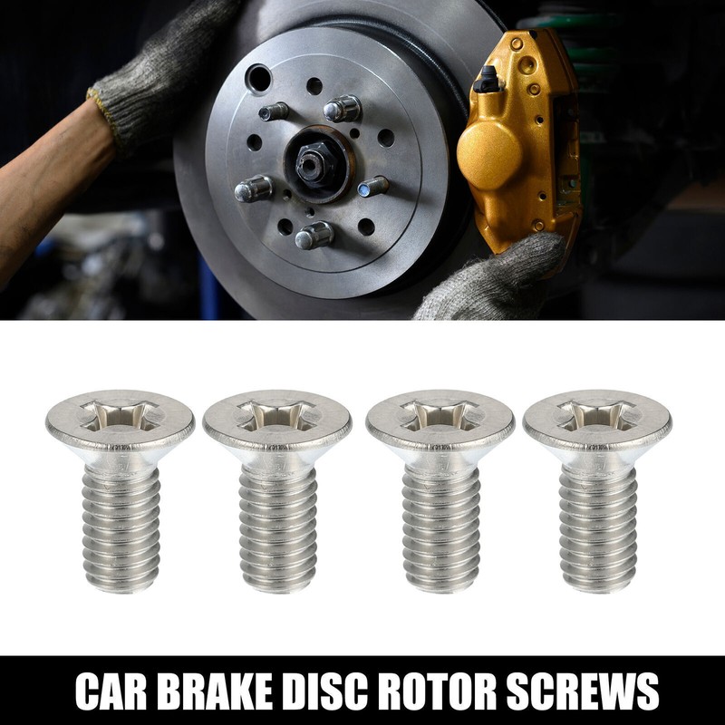 4pcs Brake Disc Rotor Screws Bolts Kit 93600-06014-0H for Honda Accord Civic