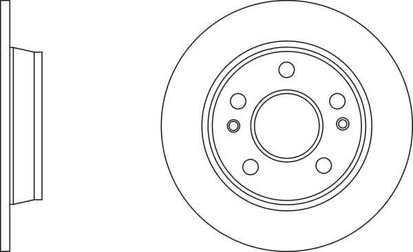 2x Apec Blue Rear Brake Discs 262mm Fits Hyundai Kia Cee’d Elantra I30 Kona