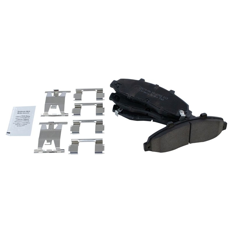 TRQ Front Ceramic Brake Pads Rotors & Calipers Kit for Ford F-150 gallery