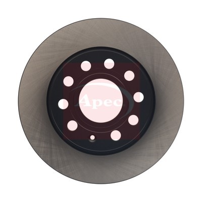 2x Apec Red Rear Brake Discs 253mm Fits Audi Seat Skoda Vw A3 Altea Altea