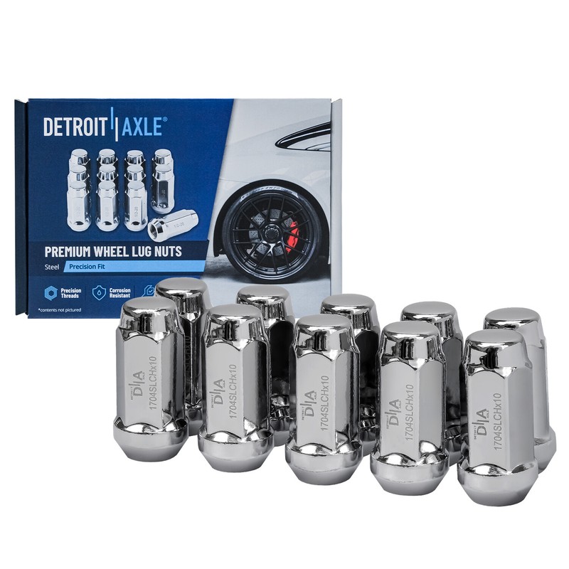 Front Drilled Rotors Brake Pad Wheel Hubs +10pc Lugnuts for 05-10 Grand Cherokee gallery