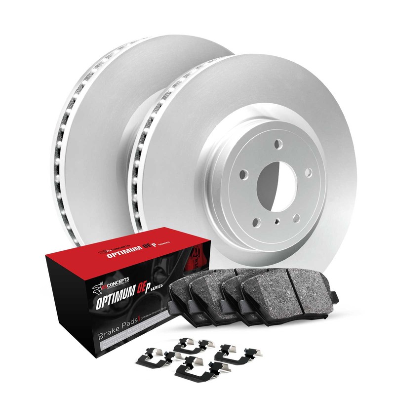 R1 Concepts Wduh1 31306 R1 Brake Rotors Carbon Coated W Optimum Oe Pads gallery