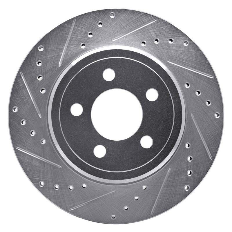 For Dodge Charger 06-23 Brake Rotor DFC Premium Drilled & Slotted Rear Driver
