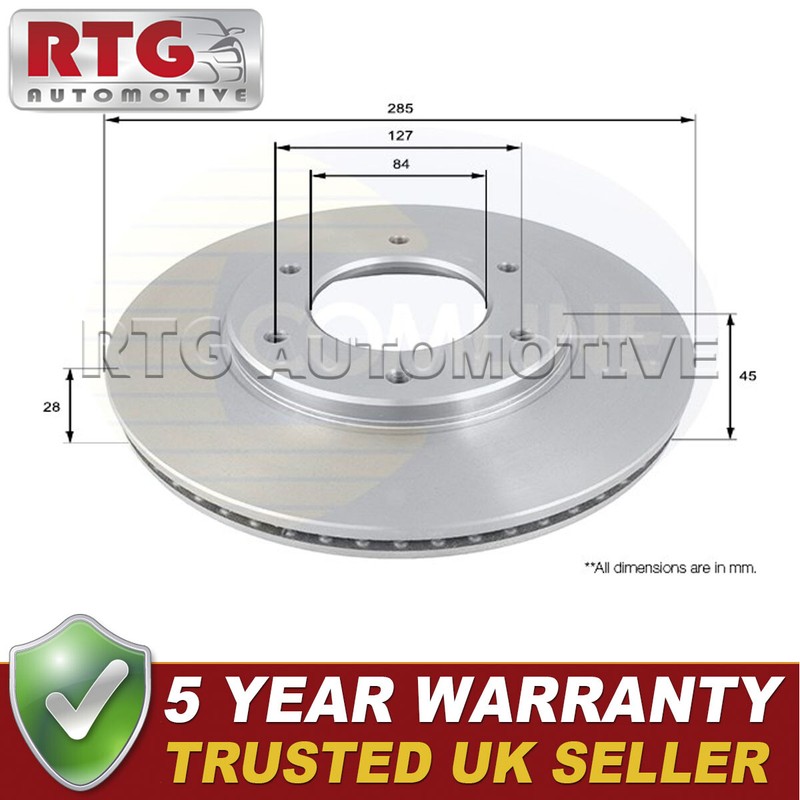 Front Brake Disc Fits Toyota Hiace 1979-2012 Granvia 1995-2004 #1