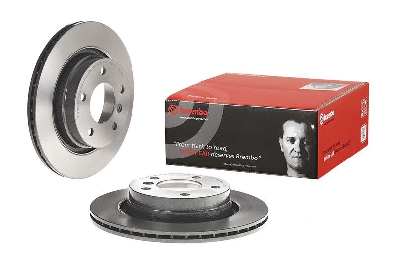 Brembo Rear Disc Brake Rotor Vented High Carbon Coat 294mm For BMW E46 3 Series