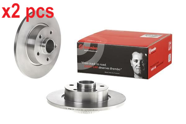 X2 PCS L&R SIDES BRAKE DISC 08.C647.17