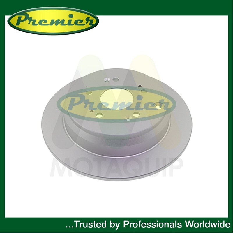 Premier Rear 1x Brake Disc Fits Honda CR-V 2004- 2.0 2.2 D TDi 2.4