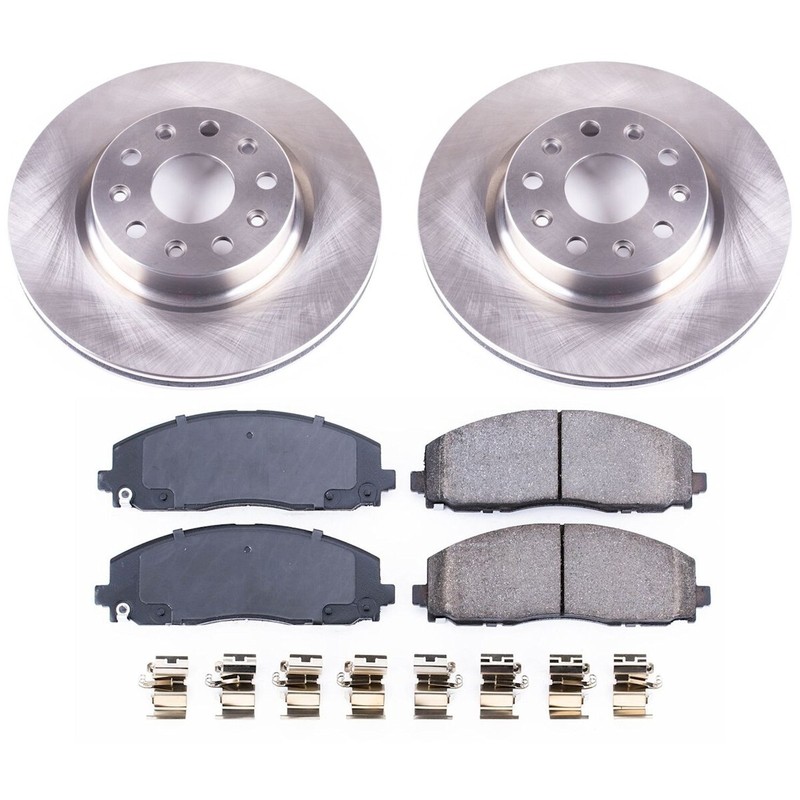 KCOE7941 Powerstop 2-Wheel Set Brake Disc and Caliper Kits Front for Wrangler 19 gallery
