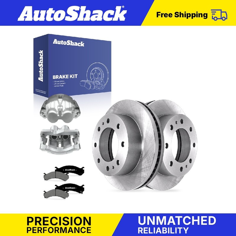 Front Brake Rotors Premium Pads Calipers for Chevrolet, Express 3500 2006-2017