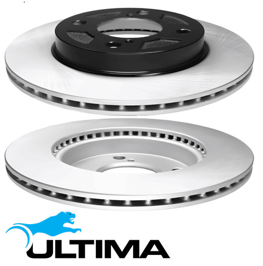 ULTIMA FRONT VENTED DISC BRAKE ROTOR SET FOR SUZUKI SWIFT AZ K12C 1.2L I4