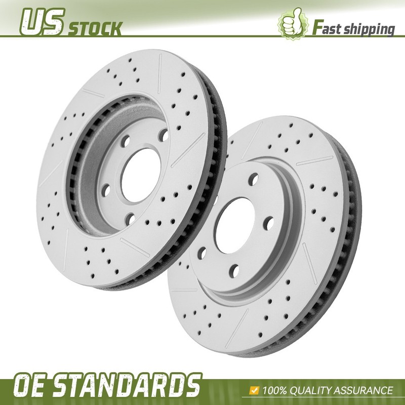 297mm Front Disc Brake Rotors Set for Buick Lacrosse Allure Pontiac Grand Prix