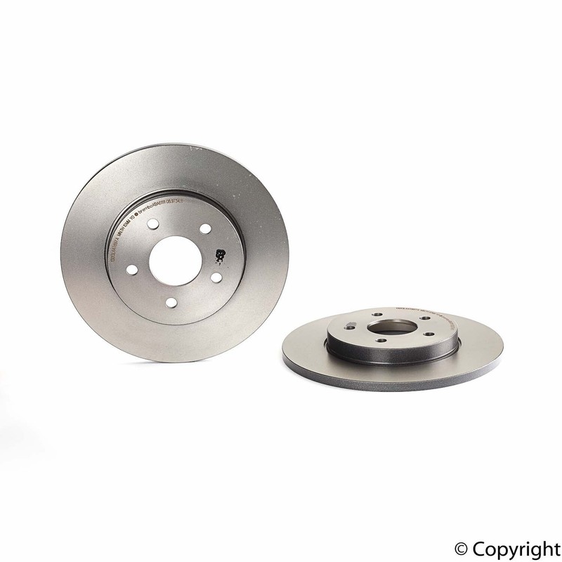 Brembo Rear Disc Brake Rotor for 02-08 Jaguar X-Type (08.9734.11)