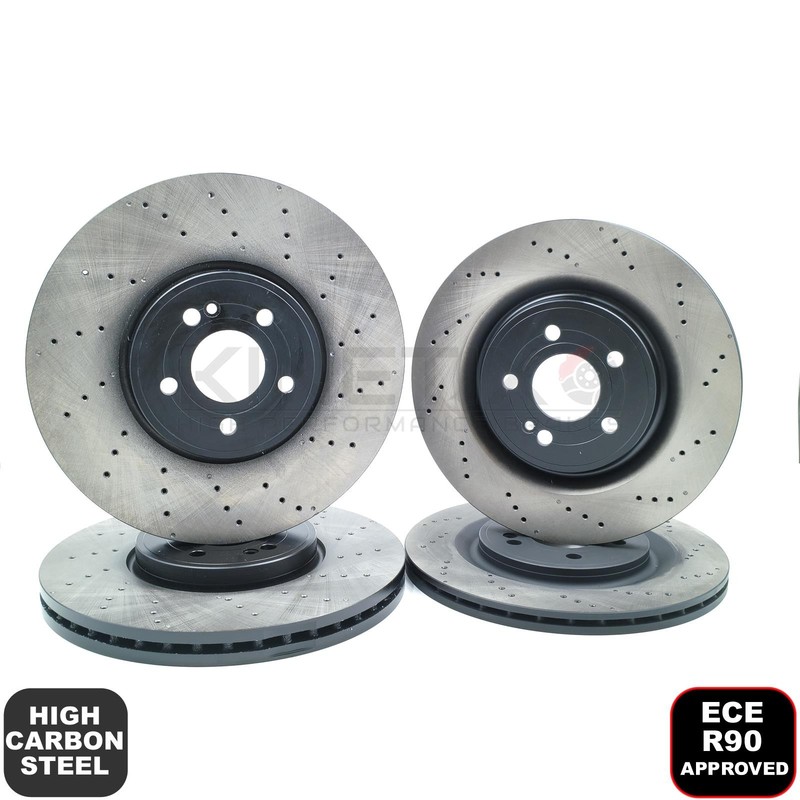 FOR MERCEDES CLA35 GLA35 GLB35 AMG 2019- FRONT REAR BRAKE DISCS PADS 350mm 330mm gallery