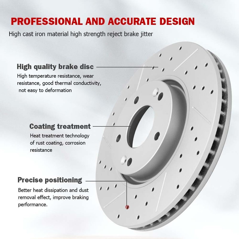 320mm Front Disc Brake Rotors for Dodge Charger Challenger Magnum Chrysler 300 gallery