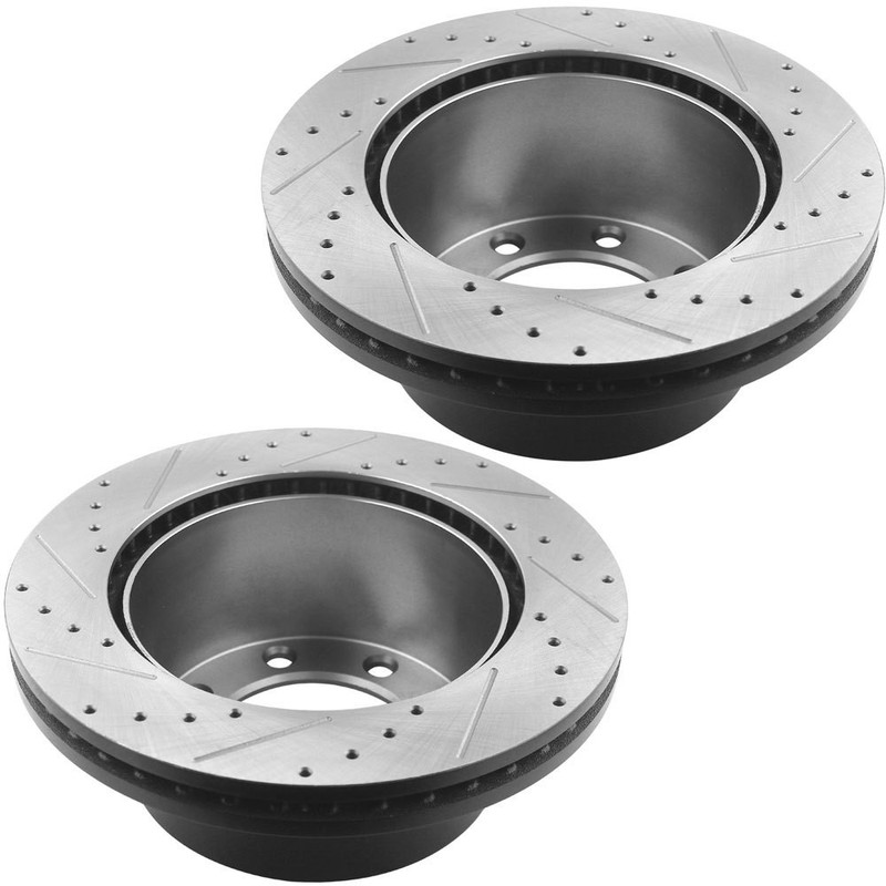 For Ford F250 F350 Super Duty Brake Rotors with Pads 2005-2007 8 Lugs 340MM gallery