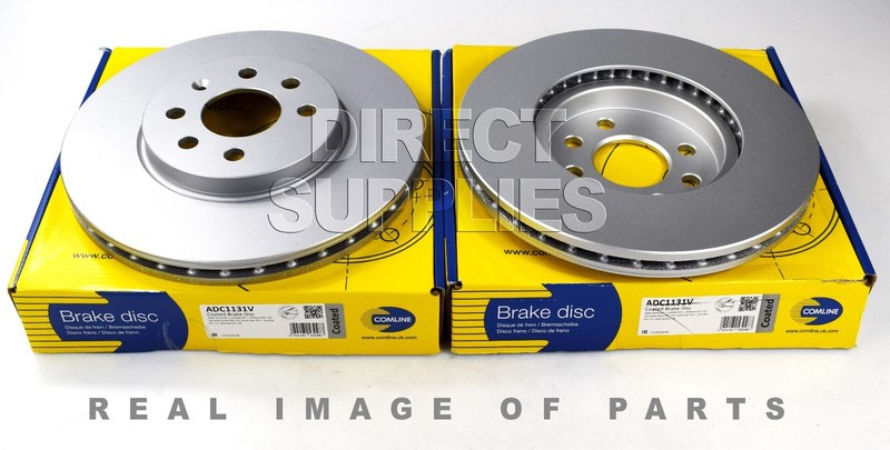 2 X FRONT AXLE BRAKE DISCS FOR OPEL ASTRA H (A04) (L08) 1.6 COMLINE ADC1131V