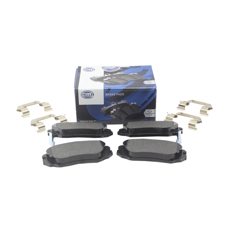 DuraGo Front Rotors Hella Low-Met Disc Brake Pads Kit For LaCrosse Regal Equinox gallery