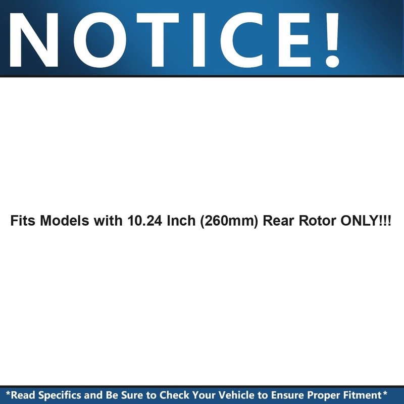 Rear Brake Kit for 2004-2008 Acura TSX 2003-2007 Honda Accord, 2005 2006 Disc... gallery